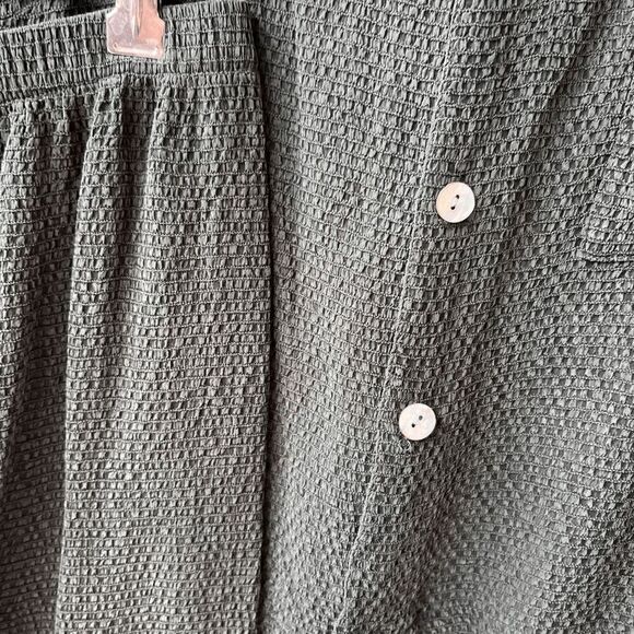 Vintage 90s Chico’s Design Set M/L | Rayon Seersucker Lounge Set Made in USA - Picture 13 of 13